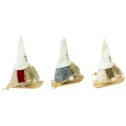 Set Of 3 Skiing Gnomes Christmas Ornaments 4.5" 15 Set Of 3 Skiing Gnomes Christmas Ornaments 4.5" -Christmas Decoration Store northlight wu92513 3 17116.1681147876