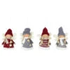 Set Of 4 Red And Gray Plush Angel Christmas Ornaments 4.25" 1 Set Of 4 Red And Gray Plush Angel Christmas Ornaments 4.25" -Christmas Decoration Store northlight wu94296 1 48049.1681148283