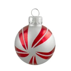 12ct Red And Silver 2-Finish Swirl Glass Christmas Ball Ornaments 1.75" (45mm) 13 12ct Red And Silver 2-Finish Swirl Glass Christmas Ball Ornaments 1.75" (45mm) -Christmas Decoration Store northlight wy00406 1 updated 44742.1669922148