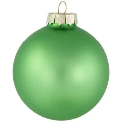 6ct Shiny And Matte Green Glass Ball Christmas Ornaments 3.25" (82mm) -Christmas Decoration Store northlight wy00755 5 98267.1677102522
