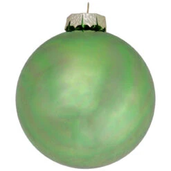 6ct Shiny And Matte Green Glass Ball Christmas Ornaments 3.25" (82mm) -Christmas Decoration Store northlight wy00755 6 21148.1677102523