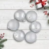 6ct Silver Shiny And Matte Christmas Ball Ornaments 3.25" (80mm) 1 6ct Silver Shiny And Matte Christmas Ball Ornaments 3.25" (80mm) -Christmas Decoration Store northlight wy00761 silver main 94490.1667533837