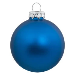 40ct Shiny And Matte Royal Blue And Silver Glass Ball Christmas Ornaments 2.5" (63mm) -Christmas Decoration Store northlight wy04141 3 92239.1667488331