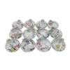 12ct Clear 'The Twelve Days Of Christmas' Glass Disc Ornaments 3"