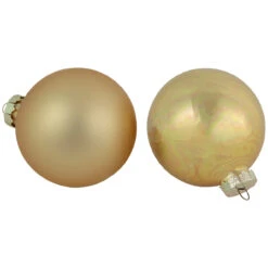 96ct Red And Gold 2-Finish Glass Ball Christmas Ornaments 3.25" (80mm) 7 96ct Red And Gold 2-Finish Glass Ball Christmas Ornaments 3.25" (80mm) -Christmas Decoration Store northlight wy15209 2 updated2022 32606.1667489355