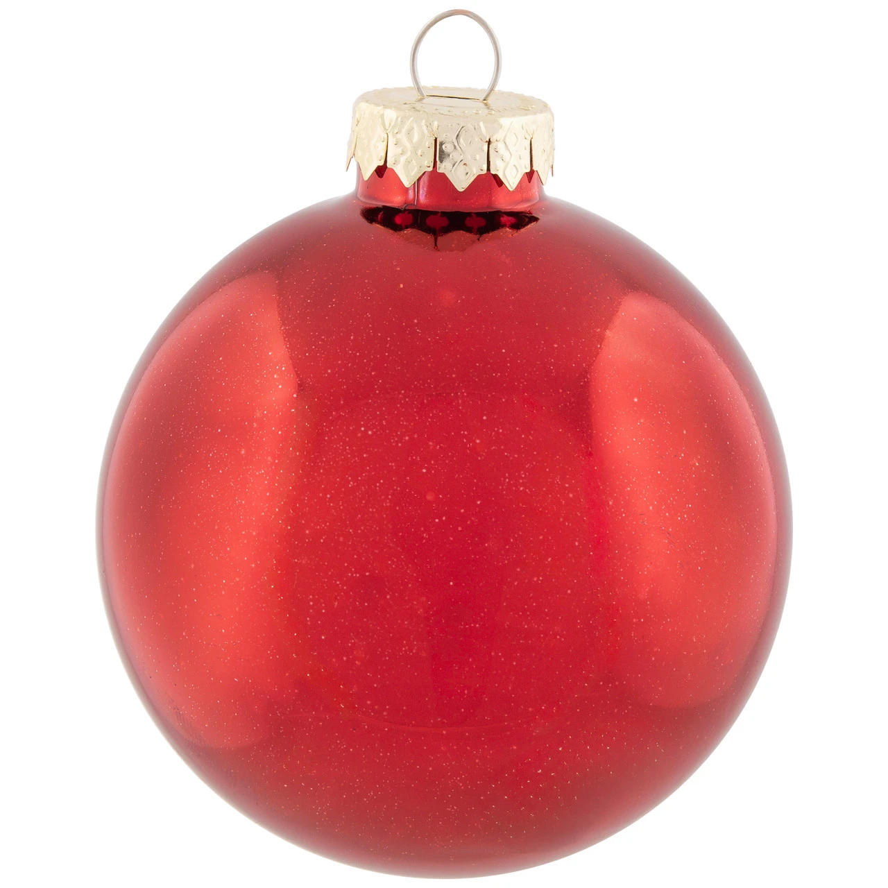 72ct Red And Gold Matte Glass Christmas Ball Ornaments 4" (100mm) 7 72ct Red And Gold Matte Glass Christmas Ball Ornaments 4" (100mm) - Image 5