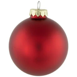 72ct Red 2-Finish Glass Christmas Ball Ornaments 4" (100mm) 11 72ct Red 2-Finish Glass Christmas Ball Ornaments 4" (100mm) -Christmas Decoration Store northlight wy15217 2 84056.1677088228