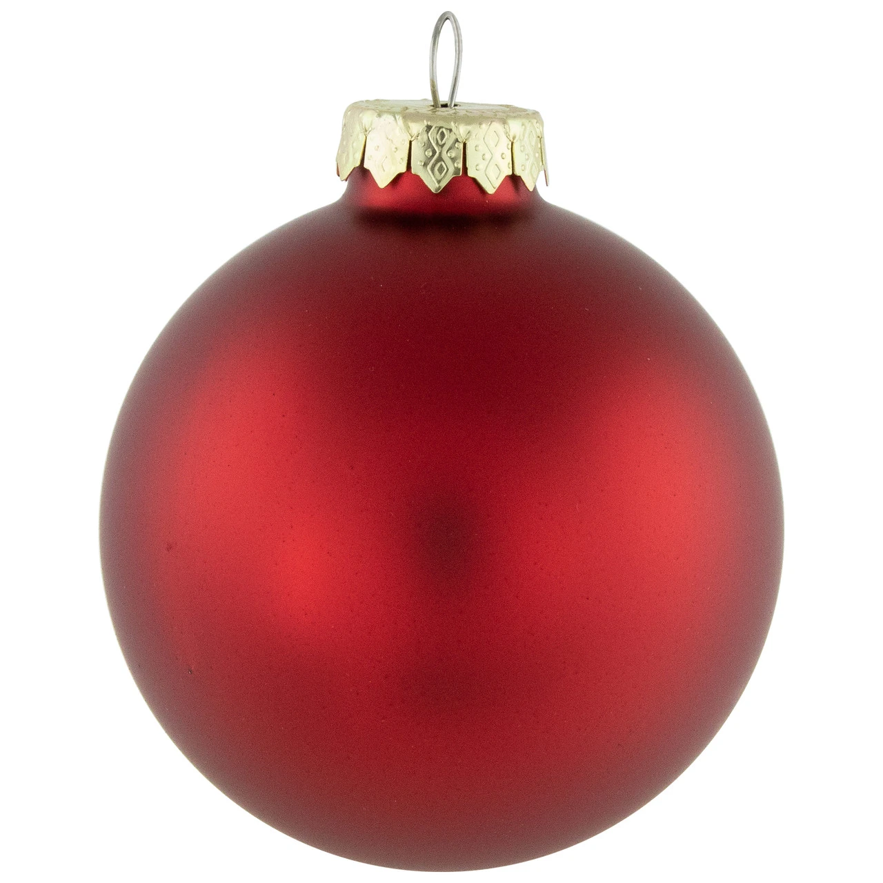 72ct Red 2-Finish Glass Christmas Ball Ornaments 4" (100mm) 7 72ct Red 2-Finish Glass Christmas Ball Ornaments 4" (100mm) - Image 5