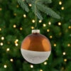 4ct White And Gold Shiny Glass Christmas Ball Ornaments 3.25" (80mm) 2 4ct White And Gold Shiny Glass Christmas Ball Ornaments 3.25" (80mm) -Christmas Decoration Store northlight wy15222 40050.1667529147