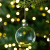 4ct Green And Clear Shiny Iridescent Glass Christmas Ball Ornaments 3.25" (80mm) 1 4ct Green And Clear Shiny Iridescent Glass Christmas Ball Ornaments 3.25" (80mm) -Christmas Decoration Store northlight wy15232 43904.1667520056