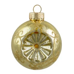 6ct Gold 2-Finish Retro Reflector Glass Christmas Ball Ornaments 2.75" (70mm) 8 6ct Gold 2-Finish Retro Reflector Glass Christmas Ball Ornaments 2.75" (70mm) -Christmas Decoration Store northlight wy27596 2 91844.1667572617