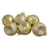 6ct Gold 2-Finish Retro Reflector Glass Christmas Ball Ornaments 2.75" (70mm) 2 6ct Gold 2-Finish Retro Reflector Glass Christmas Ball Ornaments 2.75" (70mm) -Christmas Decoration Store northlight wy27596 24207.1667572616