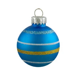 10ct Green And Blue Matte Glass Christmas Ball Ornaments 1.75" (45mm) -Christmas Decoration Store northlight wy27597 3 88586.1667572619