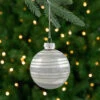 Set Of 4 Silver Christmas Ball Ornaments 2.5" (67mm) 2 Set Of 4 Silver Christmas Ball Ornaments 2.5" (67mm) -Christmas Decoration Store northlight wy88862 updated 46453.1667576864