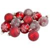 Set Of 12 Red Glass Christmas Ornaments 1.75-Inch (45mm) -Christmas Decoration Store northlight wy88876 1 97238.1669835060
