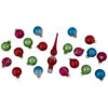 Set Of 20 Glass Christmas Decorations And Tree Topper 1.25" (35mm) 2 Set Of 20 Glass Christmas Decorations And Tree Topper 1.25" (35mm) -Christmas Decoration Store northlight wy88888 1 63280.1667560496