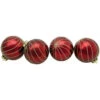 4ct Burgundy Red And Gold Glitter Striped Glass Christmas Ball Ornaments 3" (76mm) 1 4ct Burgundy Red And Gold Glitter Striped Glass Christmas Ball Ornaments 3" (76mm) -Christmas Decoration Store northlight wy88920 4 updated2022 18966.1677045301