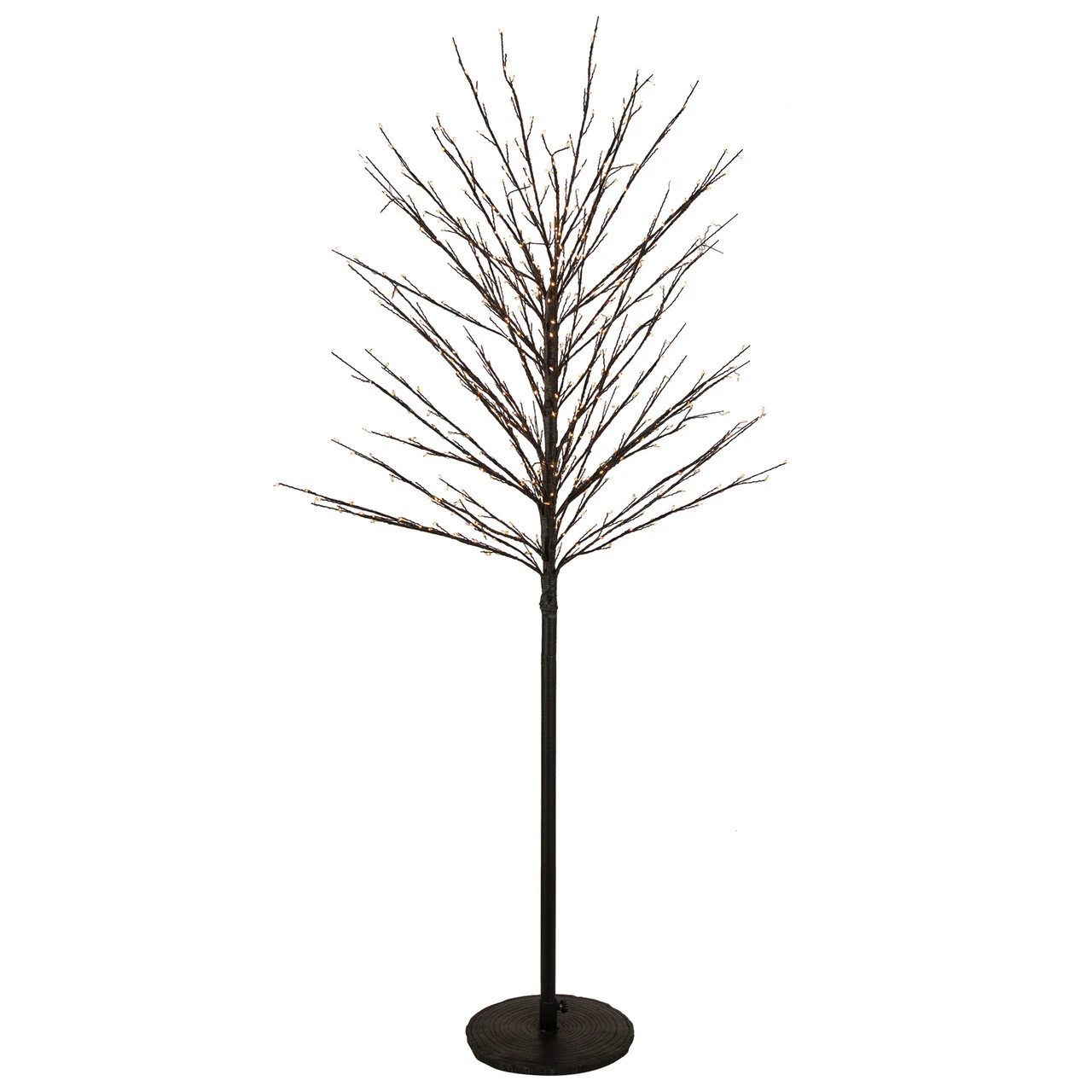 5' Black LED Lighted Christmas Twig Tree - Warm White Lights 3 5' Black LED Lighted Christmas Twig Tree - Warm White Lights