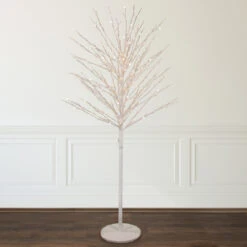 5' White LED Lighted Christmas Twig Tree - Warm White Lights 10 5' White LED Lighted Christmas Twig Tree - Warm White Lights -Christmas Decoration Store northlight xt92216 style 60339.1667530343