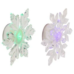 Set Of 2 LED Lighted Icy Crystal Snowflake Christmas Window Decorations 5.5" 9 Set Of 2 LED Lighted Icy Crystal Snowflake Christmas Window Decorations 5.5" -Christmas Decoration Store northlight y92108 3 updated 72972.1667533718