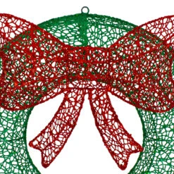 24" LED Lighted Green Glitter Wreath With Red Bow Outdoor Christmas Decoration 9 24" LED Lighted Green Glitter Wreath With Red Bow Outdoor Christmas Decoration -Christmas Decoration Store northlight ye massplug 16645.1667657101