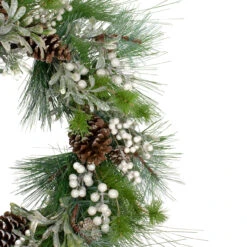 Glittered White Berry And Pinecone Artificial Christmas Wreath, 30-Inch, Unlit 7 Glittered White Berry And Pinecone Artificial Christmas Wreath, 30-Inch, Unlit -Christmas Decoration Store northlight yk87877 2 sample 22931.1667530472