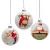 Set Of 3 Glass Norman Rockwell Christmas Disc Ornament 1 Set Of 3 Glass Norman Rockwell Christmas Disc Ornament -Christmas Decoration Store northlight yl93419 33126.1667487918