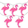 10ct Pink Flamingo Summer Patio String Light Set, 7.25ft White Wire 2 10ct Pink Flamingo Summer Patio String Light Set, 7.25ft White Wire -Christmas Decoration Store northlight ys18852 01 47247.1682686603
