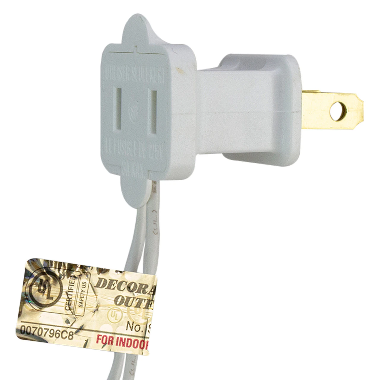 2' X 8' Clear Mini Net Style Column Christmas Lights, White Wire 7 2' X 8' Clear Mini Net Style Column Christmas Lights, White Wire - Image 5