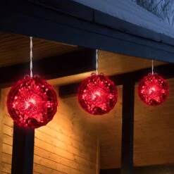 6" LED Lighted Red Crystal Sphere Outdoor Christmas Decoration 8 6" LED Lighted Red Crystal Sphere Outdoor Christmas Decoration -Christmas Decoration Store northlight ys27566 3 19968.1667661385
