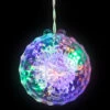 6" LED Lighted Multi-Color Hanging Crystal Sphere Outdoor Christmas Decoration 1 6" LED Lighted Multi-Color Hanging Crystal Sphere Outdoor Christmas Decoration -Christmas Decoration Store northlight ys27567 13157.1667578354