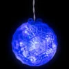 Blue LED Hanging Crystal Sphere Ball Outdoor Christmas Decor - 6 Inch 2 Blue LED Hanging Crystal Sphere Ball Outdoor Christmas Decor - 6 Inch -Christmas Decoration Store northlight ys27568 1 67765.1667580357