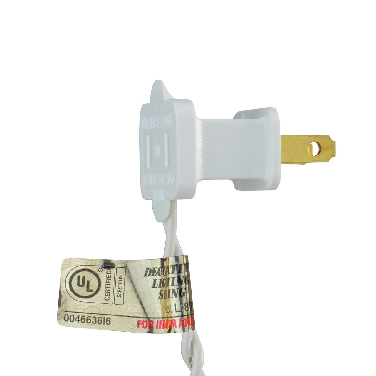 10-Count Frosted White G40 Globe Christmas Light Set - 9ft White Wire 5 10-Count Frosted White G40 Globe Christmas Light Set - 9ft White Wire - Image 3