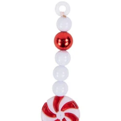 9' Red And White Peppermint Candy Beaded Christmas Garland, Unlit 13 9' Red And White Peppermint Candy Beaded Christmas Garland, Unlit -Christmas Decoration Store northlight ys28298 04 12749.1686600464
