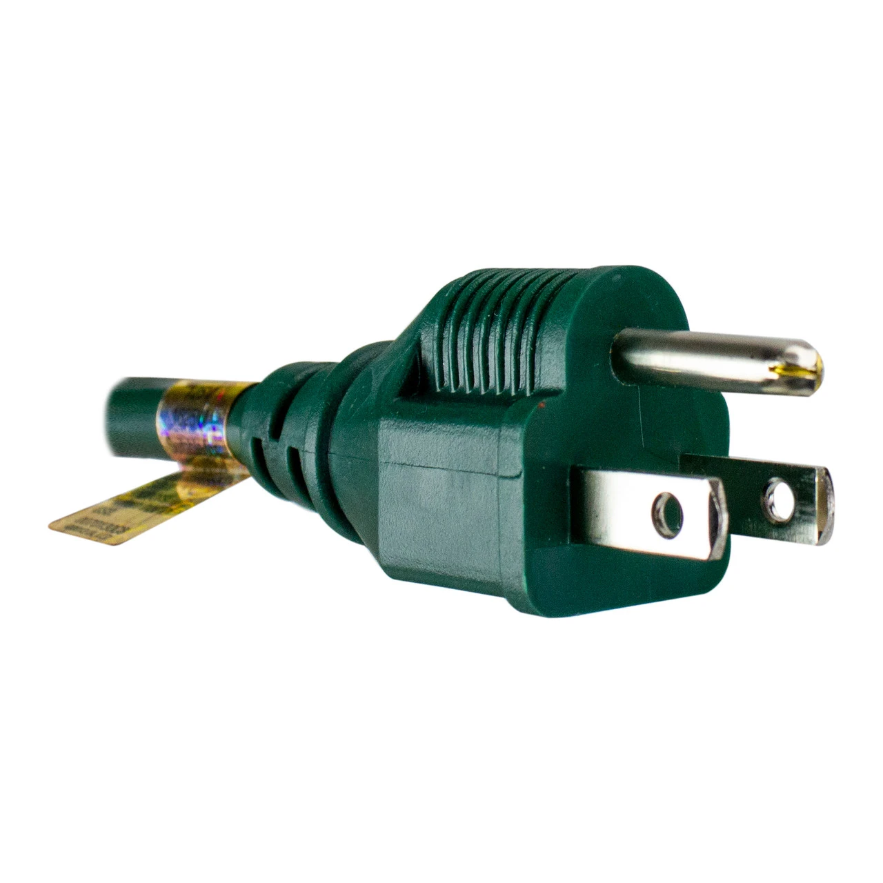 12ft Green 3-Prong Outdoor Commercial Extension Power Cord With Outlet Block 5 12ft Green 3-Prong Outdoor Commercial Extension Power Cord With Outlet Block - Image 3
