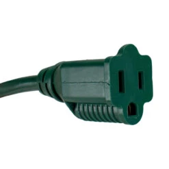 25ft Green 3-Prong Outdoor Extension Power Cord With Outlet Block 7 25ft Green 3-Prong Outdoor Extension Power Cord With Outlet Block -Christmas Decoration Store northlight ys90555 3 sample 74153.1667560758