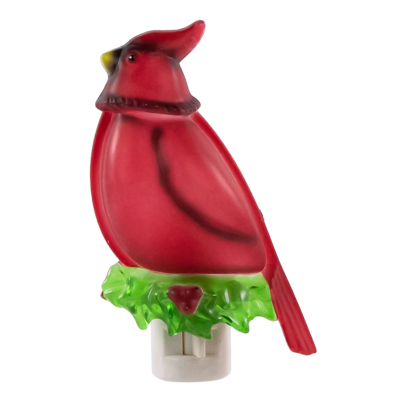 5.5" Red Cardinal Bird Christmas Night Light 5 5.5" Red Cardinal Bird Christmas Night Light - Image 3