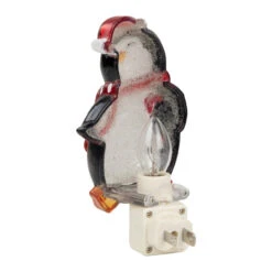 6" Black And Red Happy Penguin In Santa Hat Christmas Night Light 11 6" Black And Red Happy Penguin In Santa Hat Christmas Night Light -Christmas Decoration Store northlight ys93826 4 82792.1679691654