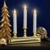 10" Pre-Lit LED White Lighted 3ct Candolier Christmas Candle Lamp 1 10" Pre-Lit LED White Lighted 3ct Candolier Christmas Candle Lamp -Christmas Decoration Store northlight ys93851 1 37499.1667536792