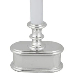 9.25" Pre-Lit LED White And Silver Lighted Christmas Candle Lamp 13 9.25" Pre-Lit LED White And Silver Lighted Christmas Candle Lamp -Christmas Decoration Store northlight ys93853 5 11138.1678980831