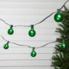 10-Count Green G50 Globe Christmas Patio Lights- 9ft, Green Wire 2 10-Count Green G50 Globe Christmas Patio Lights- 9ft, Green Wire -Christmas Decoration Store northlight ys93864 temp 79853.1683296897