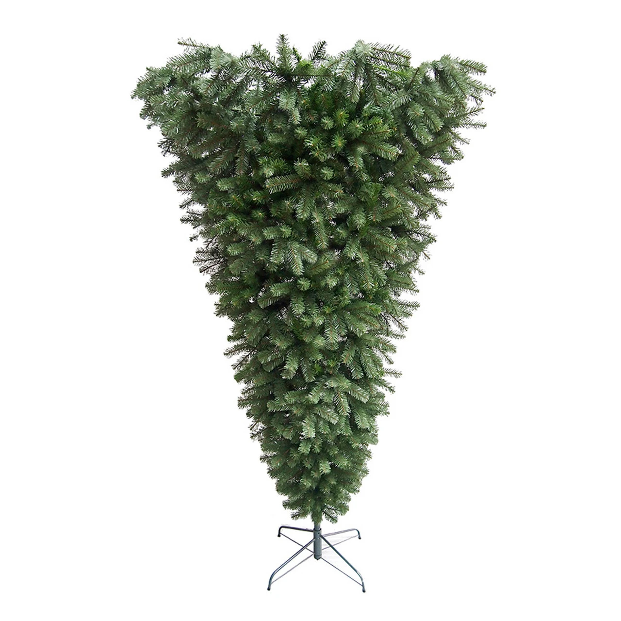 7.5' Green Spruce Artificial Upside Down Christmas Tree - Unlit 3 7.5' Green Spruce Artificial Upside Down Christmas Tree - Unlit