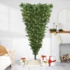 7.5' Pre-Lit Green Spruce Artificial Upside Down Christmas Tree - Warm White LED Lights 2 7.5' Pre-Lit Green Spruce Artificial Upside Down Christmas Tree - Warm White LED Lights -Christmas Decoration Store northlight z00013 80990.1667632336