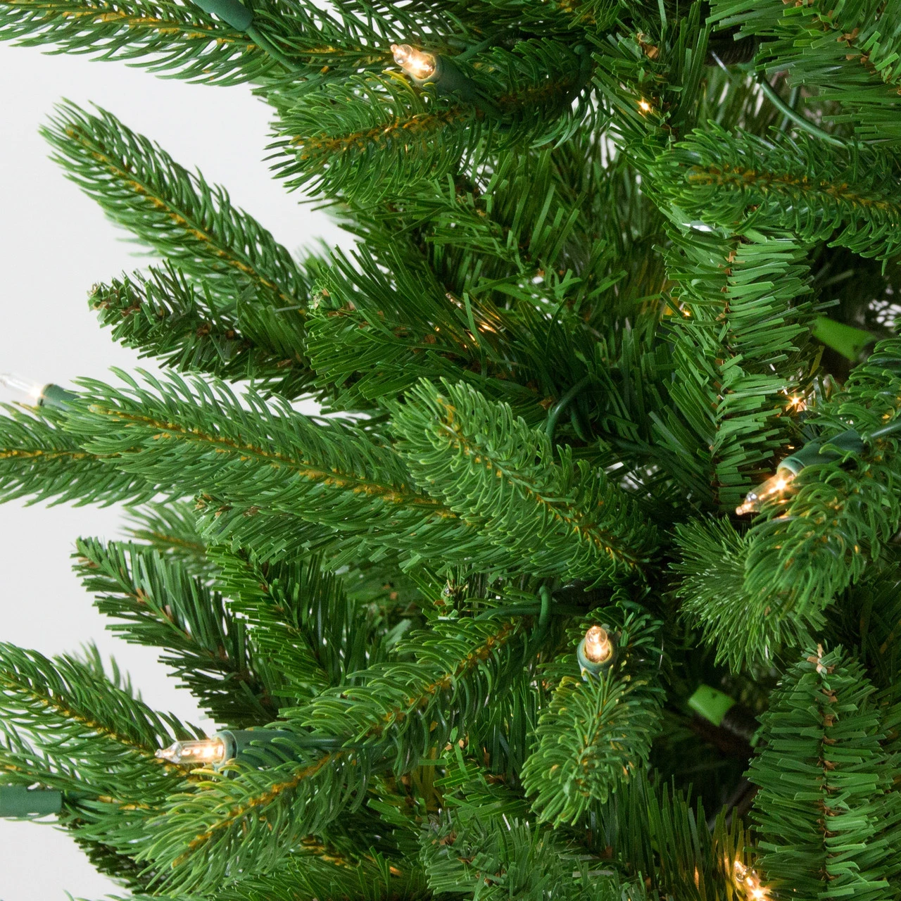7.5' Pre-Lit Pencil Northwood Noble Fir Artificial Christmas Tree - Clear Lights 5 7.5' Pre-Lit Pencil Northwood Noble Fir Artificial Christmas Tree - Clear Lights - Image 3