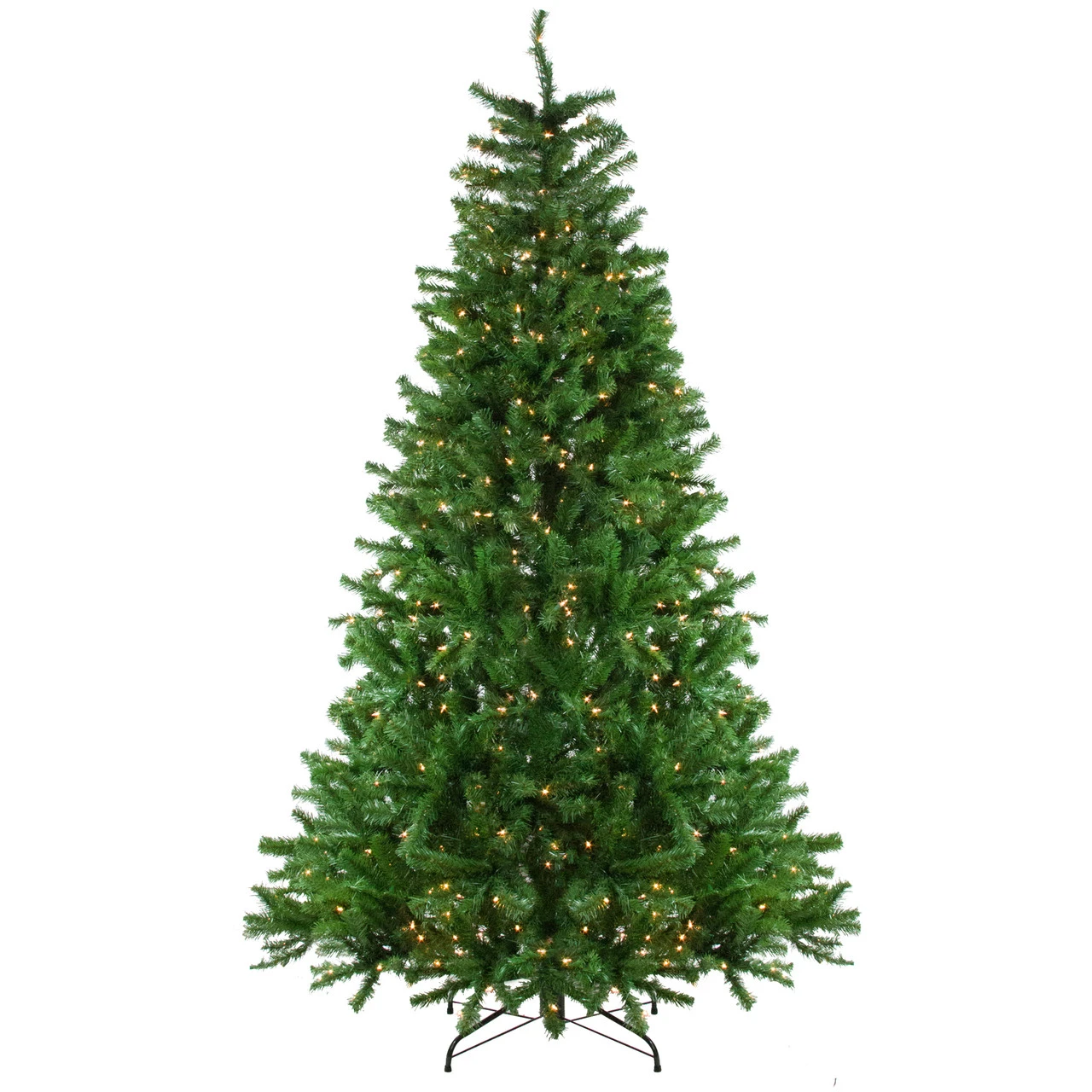 7.5' Pre-Lit Slim Waterton Spruce Artificial Christmas Tree - Clear Lights 3 7.5' Pre-Lit Slim Waterton Spruce Artificial Christmas Tree - Clear Lights