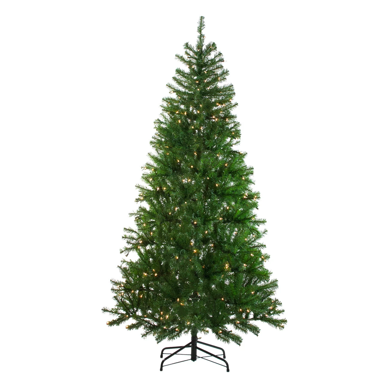 7' Pre-Lit Vail Spruce Medium Artificial Christmas Tree - Clear Lights 4 7' Pre-Lit Vail Spruce Medium Artificial Christmas Tree - Clear Lights - Image 2