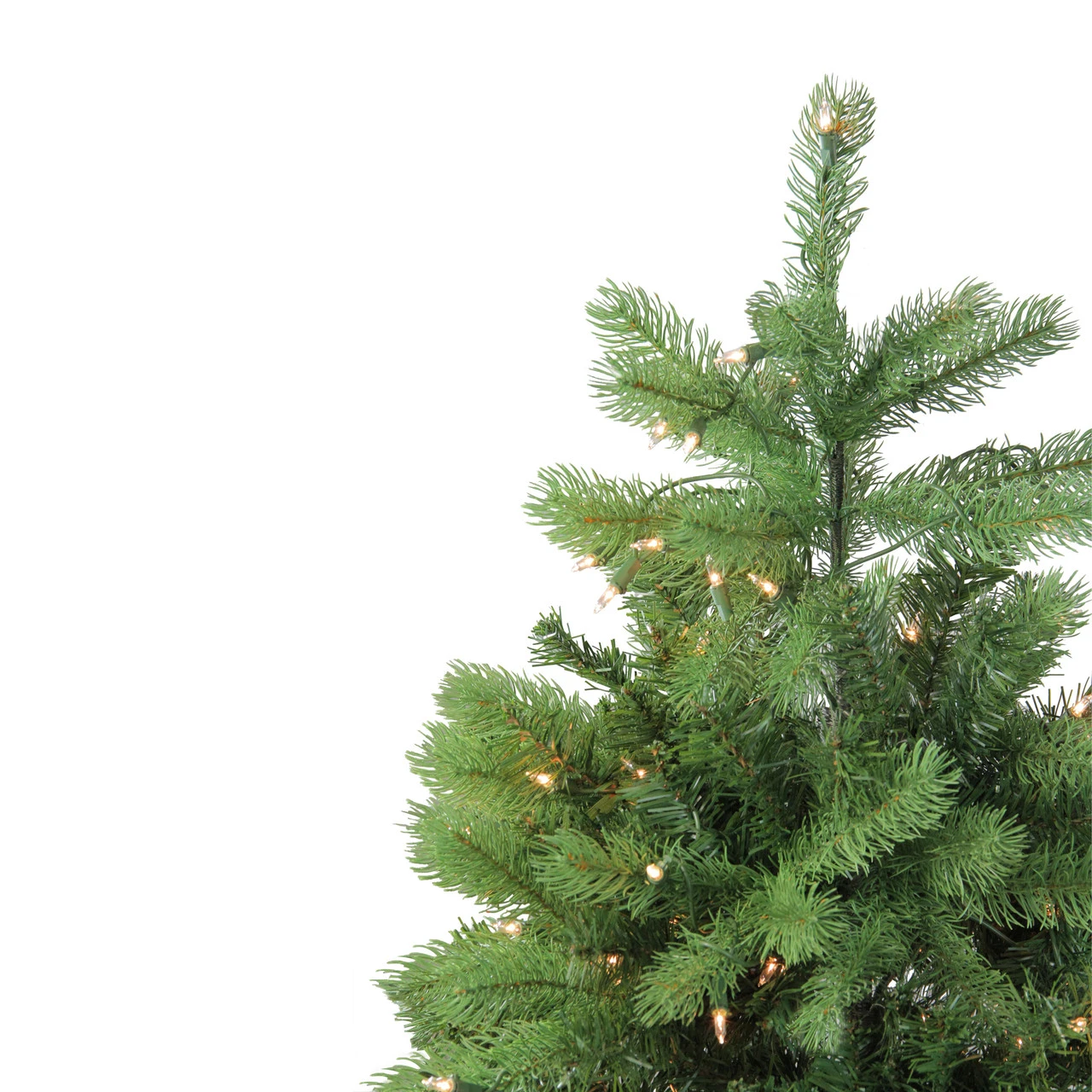 4' Pre-Lit Full Noble Fir Artificial Christmas Tree - Clear Lights 4 4' Pre-Lit Full Noble Fir Artificial Christmas Tree - Clear Lights - Image 2
