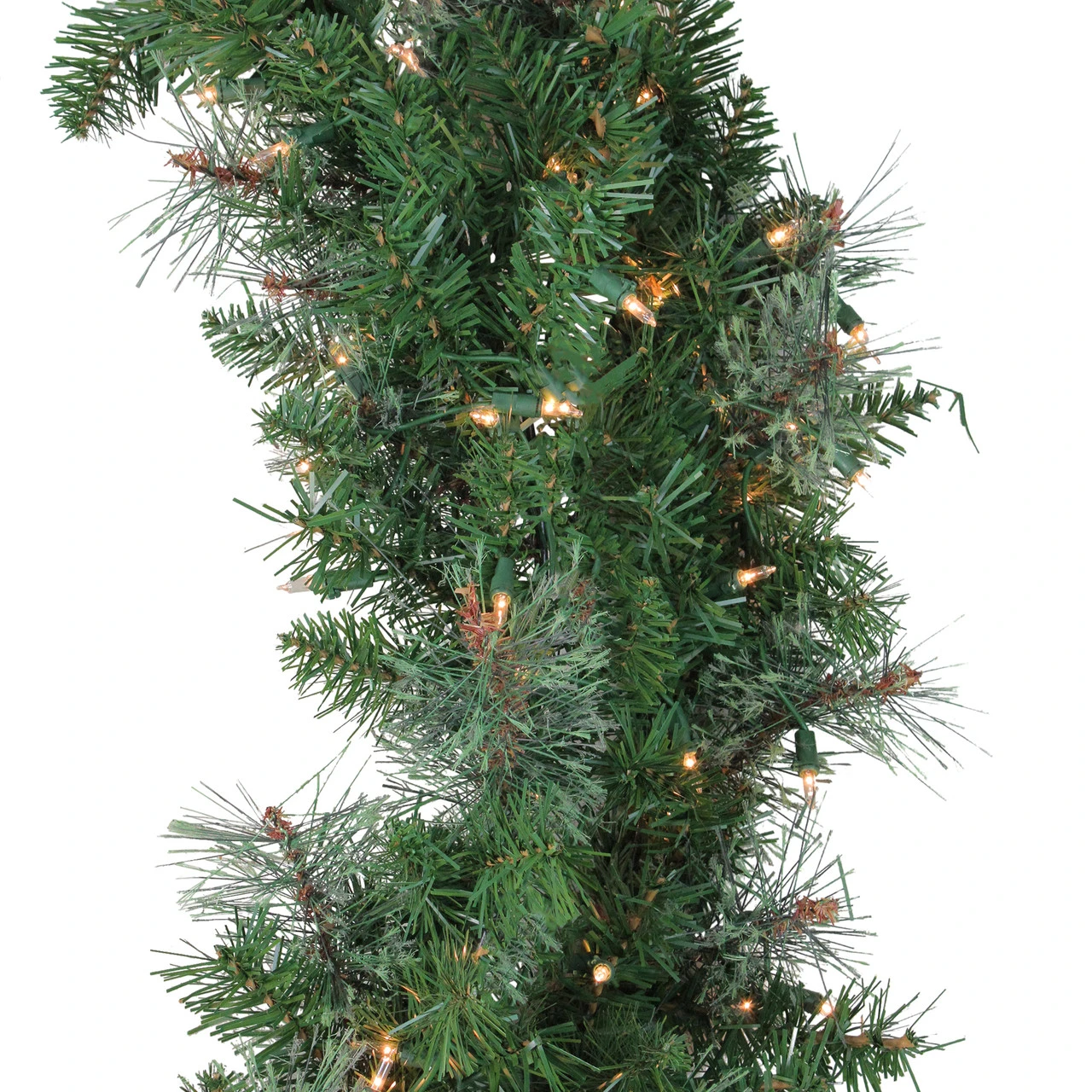 Pre-Lit Mixed Cashmere Pine Artificial Christmas Wreath - 48-Inch, Clear Lights 4 Pre-Lit Mixed Cashmere Pine Artificial Christmas Wreath - 48-Inch, Clear Lights - Image 2