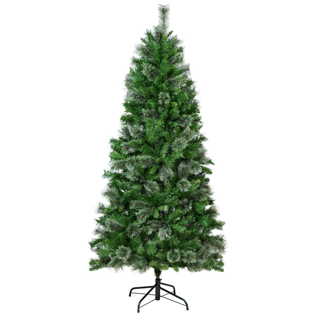 6.5' Medium Mixed Cashmere Pine Artificial Christmas Tree - Unlit 4 6.5' Medium Mixed Cashmere Pine Artificial Christmas Tree - Unlit - Image 2