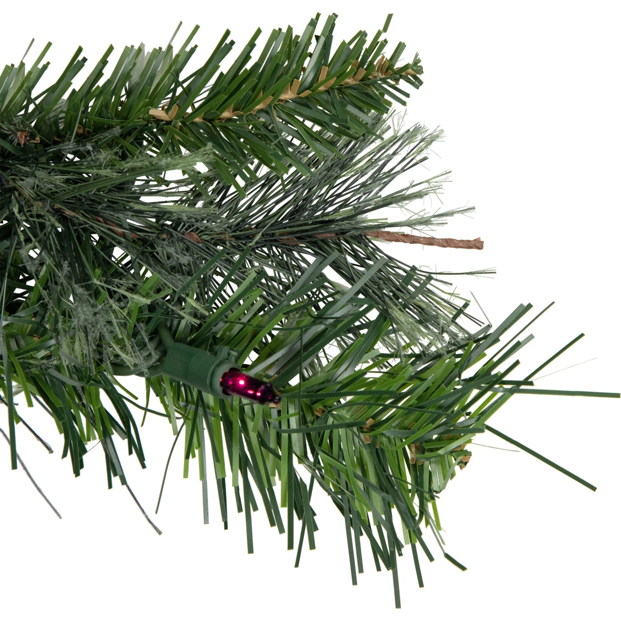 9' X 10" Pre-Lit Mixed Cashmere Pine Artificial Christmas Garland - Multi-Color Lights 6 9' X 10" Pre-Lit Mixed Cashmere Pine Artificial Christmas Garland - Multi-Color Lights - Image 4